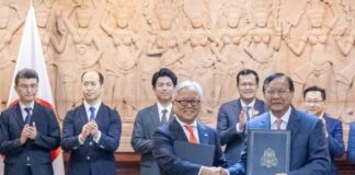 ជប៉ុន ផ្ដល់ជំនួយ ១៦២.៧ លានដុល្លារអាម៉េរិក ដល់រដ្ឋាភិបាលកម្ពុជា ដើម្បីអនុវត្តគម្រោងស្តារឡើងវិញនូវប្រព័ន្ធស្រោចស្រព និងប្រព័ន្ធរំដោះទឹក ភាគនិរតីរាជធានីភ្នំពេញ (កញ្ចប់ឥណទានទី៣)