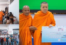 លោកជំទាវបណ្ឌិត ពេជ ចន្ទមុន្នី ហ៊ុនម៉ាណែត អញ្ជើញក្នុងពិធីប្រគល់-ទទួលថវិកាបរិច្ចាគ ១៦០លានរៀល ពីគណៈសង្ឃនាយកនៃព្រះរាជាណាចក្រកម្ពុជា ជូនមូលនិធិគន្ធបុប្ផាកម្ពុជា