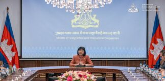 ក្រសួងការបរទេស បង្ហាញលទ្ធផលការធ្វើបទបង្ហាញជូនអង្គទូត ស្តីពីការវិវត្តថ្មីៗទាក់ទងនឹងស្ថានភាពព្រំដែនកម្ពុជា-ថៃ