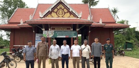 អាជ្ញាធរស្រុកឆែប សម្រេចផ្អាកការដ្ឋានសំណង់ផ្ទះល្វែងមួយកន្លែងជាបណ្ដោះអាសន្ន ក្រោយរកឃើញថាសាងសង់គ្មានច្បាប់ និងរំលោភលើផ្លូវសាធារណៈជាង ៤ ម៉ែត្រ
