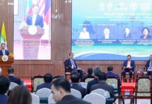 រដ្ឋមន្ត្រីក្រសួងបរិស្ថាន លើកឡើងនូវចំណុចគន្លឹះលើការផ្សារភ្ជាប់គ្នា រវាងសន្តិភាព សន្តិសុខស្បៀង និងការប្រែប្រួលអាកាសធាតុ ក្នុងវេទិកាកិច្ចសន្ទនាពហុភាគីពាក់ព័ន្ធរបស់សភាអាស៊ាន