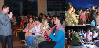 អាជីវករនៅផ្សារនាគមាស ចំនួន ២១១ស្តង់ ដែលរងផលប៉ះពាល់ដោយគ្រោះអគ្គីភ័យ ទទួលអំណោយរបស់លោក ហ៊ុន ម៉ានី