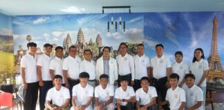 ក្រុមយុវជនសមាគមសម្ព័ន្ធយុវជនដើម្បីសន្តិភាព ស្រុកឆ្លូង ត្រៀមចូលរួមទទួលស្វាគមន៍សម្តេចធិបតី នាយករដ្ឋមន្ត្រី នៅខេត្តក្រចេះ