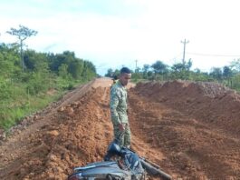 សមត្ថកិច្ចកំពុងតាមប្រមាញ់ជនល្មើស បើករថយន្តដឹកឈើបុកកិនម៉ូតូសមត្ថកិច្ច រួចគេចខ្លួន ក្នុងដែនជម្រកសត្វព្រៃភ្នំត្នោត-ភ្នំពក