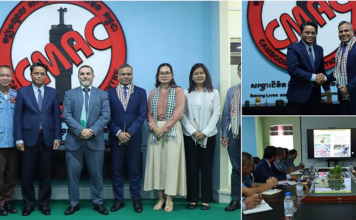 អគ្គនាយក CMAC ប្រាប់ប្រធាន UNDP ប្រចាំកម្ពុជា អំពីផលប៉ះពាល់ដោយសំណល់យុទ្ធភណ្ឌសង្គ្រាមថៃឈ្លានពានមកលើប្រជាពលរដ្ឋ ៩មុឺនគ្រួសារ ស្មេីនឹងជាង ៣៥ម៉ឺននាក់