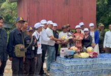 ទឹកចិត្តបេះដូងសន្តិភាព សមាគមសម្ព័ន្ធយុវជនដើម្បីសន្តិភាពសាខា ខេត្តបន្ទាយមានជ័យ ពាំនាំអំណោយមនុស្សធម៌ ទៅកាន់ស្នាមញញឹមវីរកងទ័ពជួរមុខ តាមព្រំដែនកម្ពុជា-ថៃ