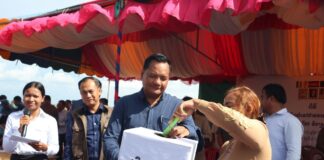 ពិធីចាប់ឆ្នោតជ្រើសរើសដីឡូត៍ និងលំនៅឋានបណ្តោះអាសន្ន សម្រាប់ជូនជនភៀសសឹក មកពីក្រុងសំរោង ស្រុកអន្លង់វែង និងស្រុកបន្ទាយអំពិល ខេត្តឧត្តរមានជ័យ
