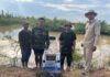 កម្លាំងជំនាញចុះបង្ក្រាបបទល្មើសនេសាទនៅតំបន់វាលក្រោម ក្នុងក្រុងស្ទឹងសែន ខេត្តកំពង់ធំ